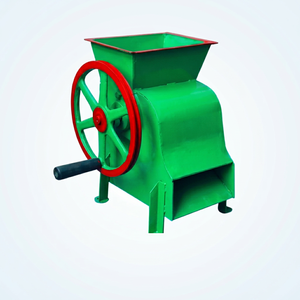 Machine à moudre manuelle verte avec roue rouge, installation facile, construction métallique pour usage commercial - Product Image 1