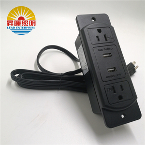 Ổ Cắm Đồ Nội Thất Tích Hợp Của Mỹ Được ETL Phê Duyệt Với Ổ Cắm Sạc Tốc Độ Cao Nhận Dạng Thông Minh USB - Product Image 2