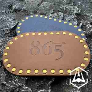 Posavasos de <span class=keywords><strong>Cuero</strong></span> Portátil Personalizado, Diseño Original, Juego de Posavasos de <span class=keywords><strong>Cuero</strong></span> <span class=keywords><strong>PU</strong></span> Negro - Product Image 6