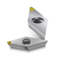Plaquettes de coupe Palton High Gloss Diamond Mcd en cristal unique CCGT 060204 pour le tournage de l'aluminium, du laiton, du cuivre et de l'acrylique