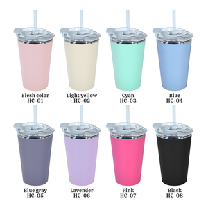 14oz Kids Tumbler Stainless Steel Double Wall Insulated Mug Milk <strong>Cup</strong> for Children Family Drinking Mug - Product Image 1