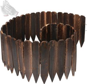 Courtyards Planting Fence <strong>Wood</strong> Garden <strong>Edging</strong> <strong>Border</strong> for Decorative Landscape <strong>Border</strong> <strong>Edging</strong> - Product Image 2