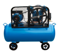 Compresor de Aire de Pistón Portátil GRANDAIR HS1708, Lubricado, Refrigerado por Aire, de Una Etapa, Accionado por Correa