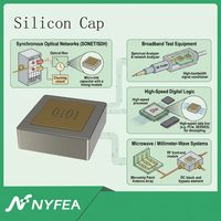 Condensateur en silicium à ultra haute stabilité NYFEA FSC0101V101R0300 100pF 100VDC pour télécommunications optiques SONET, micro-ondes, ondes millimétriques