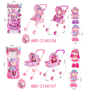 Lucky Toys Juguete Babydoll Poussette Jogger Baby Carriage Play Toy Baby Doll Poussette pour les tout-petits - Product Image 4
