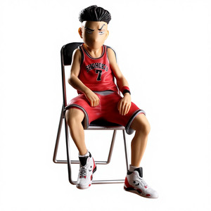 โมเดลตั้งโชว์ตัวละคร <span class=keywords><strong>Slam</strong></span> <span class=keywords><strong>Dunk</strong></span> อาจารย์เซียงเป่ย ห้าเสือ ท่าทางนั่ง ซากุรางิ ฟลาวเวอร์โรด รุคาวะ เมเปิ้ล ติดตั้งบนแท่นโชว์ - Product Image 1