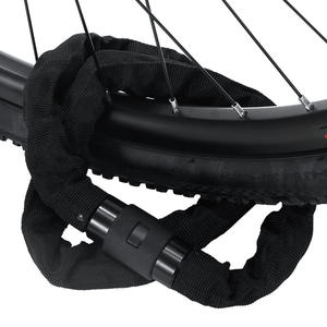 Anti Theft Bike <b>Chain</b> Lock 0.6m 0.9m 1.2m Reflective Black Extended <b>Heavy</b> <b>Duty</b> For Motorcycle Electric Bicycle Security - Product Image 2