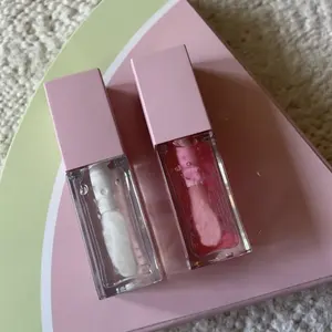 5ML Vuông Ống Rỗng Lip Gloss Container Nhãn Hiệu Riêng Vegan Liquid Lipgloss DIY Rỗng Lip Gloss Ống Với Dày Wand