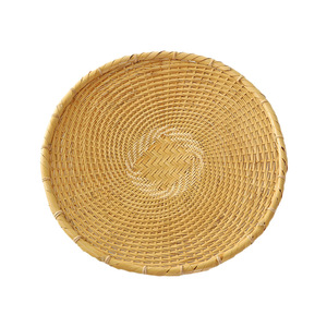 White <b>bamboo</b> fruit <b>basket</b>, woven three-piece set, handmade <b>bamboo</b> <b>basket</b>, <b>bamboo</b> product <b>basket</b>, <b>bamboo</b> craft. - Product Image 1