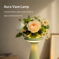 Lampe de table créative et simple de style américain Fuguang, avec lumière d'ambiance, pour maisons d'hôtes et décoration florale transfrontalière