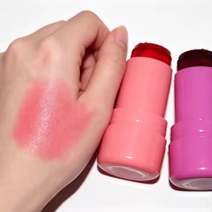 Stick à lèvres et <span class=keywords><strong>joues</strong></span> multi-usages de qualité supérieure, léger, respirant, haute pigmentation, longue tenue, cadeau idéal pour les femmes, toutes occasions - Product Image 2