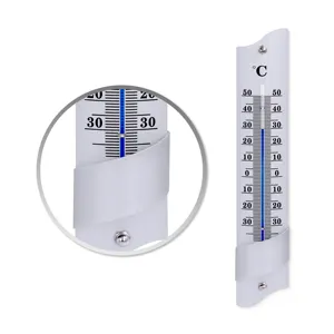 Wall Thermometer Indoor Or Outdoor Metal Thermometer Home Garage Or Kitchen Thermometer For Room Temperature