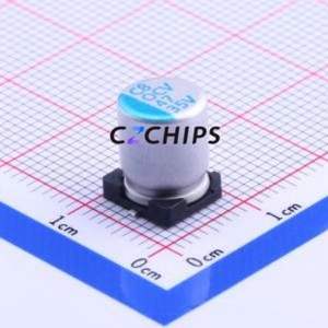 OCV470M1VTR-0810 ตัวเก็บประจุแบบแข็งชนิด SMD, ขนาด D8xL10 มม. ( ความจุ: 47uF ) ( ความแม่นยำ: 20% แรงดันไฟฟ้าที่กำหนด: 35V ) - Product Image 1