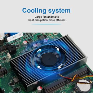 工业级薄型 ITX NAS 主板 Celeron N5095 DDR4 RAM 12*7Pin SATA3.0 HD <span class=keywords><strong>VGA</strong></span> 双网卡 RS232 COM 8-WAY GPIO 超薄机箱 - Product Image 2