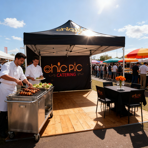 全球运输全表面生动的数字印记耐用坚固的织物快速组装可折叠商务促销的理想选择 - Product Image 1