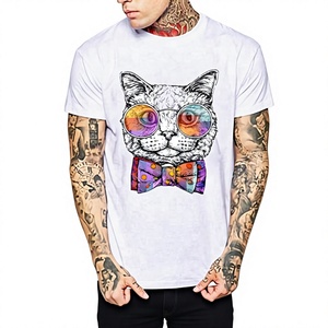 100% Polyester Customization Pattern Logo Custom Designs Men's Quick Dry O-Neck Short Sleeve Sublimation Printed 3D <b>T</b>-<b>Shirt</b> - Product Image 5