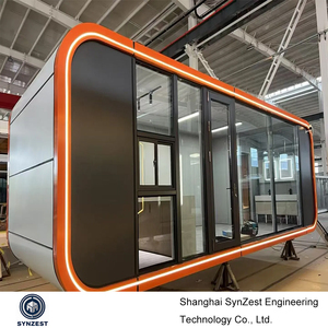 Casa Móvil Ecológica Moderna Tipo Cápsula Espacial, Prefabricada, Modular, Portátil, en Ruedas, con <span class=keywords><strong>Muebles</strong></span> Completos - Product Image 6