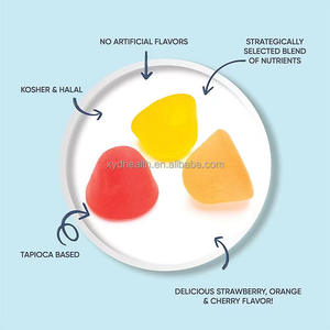 Gommes multi-vitamines OEM naturelles pour la santé et l'immunité pour enfants Gommes multi-vitamines colorées pour enfants - Product Image 4