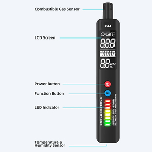 Analyseur <span class=keywords><strong>de</strong></span> CO2 portable en aluminium noir multi-usages, <span class=keywords><strong>détecteur</strong></span> <span class=keywords><strong>de</strong></span> dioxyde <span class=keywords><strong>de</strong></span> <span class=keywords><strong>carbone</strong></span> <span class=keywords><strong>et</strong></span> <span class=keywords><strong>de</strong></span> gaz combustibles pour voitures <span class=keywords><strong>et</strong></span> automobiles - Product Image 3