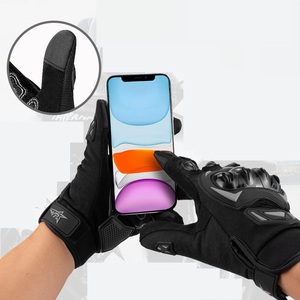 <span class=keywords><strong>Gants</strong></span> de <span class=keywords><strong>Moto</strong></span> Chauds à Doigts Complets pour Motard de Course avec Écran Tactile - Product Image 4