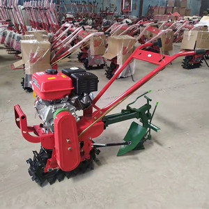 Offre Spéciale à chenilles unique Mini Power 180 Tracteur à 2 roues Charrue en caoutchouc pour terres agricoles Chaîne Tranchage Désherbage Semis - Product Image 5
