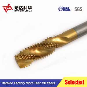 Machos de roscar de carburo de tungsteno sólido personalizables con recubrimiento AlTiN, 6 filos, para máquinas CNC, compatibles con OEM y ODM - Product Image 5