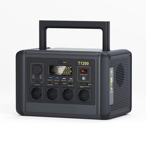 Station d'alimentation solaire portable 1200W, batterie <span class=keywords><strong>de</strong></span> station d'alimentation portable, panneau solaire mobile 220V, batterie, contrôleur MPPT pour voiture, <span class=keywords><strong>camping</strong></span> - Product Image 1