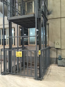 Elevador Hidráulico de Carga de un Solo Mástil, Elevador Vertical de Mercancías, Elevador de Carga <span class=keywords><strong>para</strong></span> Uso en Almacenes - Product Image 2