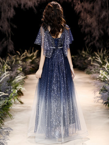 Kadın parti yaz dantel payetli performans zarif akşam balo kıyafetleri - Product Image 6