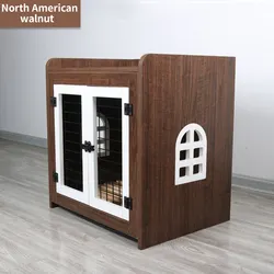 Nuova gabbia per cani in legno, casa in legno per cani