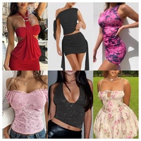 Vêtements de mode en liquidation de gros, lots mixtes de robes pour femmes, stock à prix réduit pour revente ou exportation, emballés en balles
