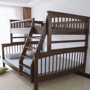 <b>Wooden</b> <b>Bunk</b> <b>Beds</b> Wood Bedroom Furniture Newest Style- Double <b>Bed</b> Adult <b>Wooden</b> Bedroom Sets <b>Solid</b> Pine Wood <b>Bunk</b> <b>Bed</b> - Product Image 4
