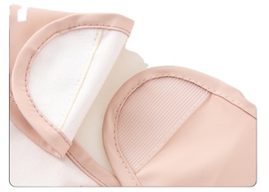 Bavoir de repas pour enfants, style tablier, imperméable, sans manches, fermeture Velcro, design réversible, motif dessin animé, idéal pour l'alimentation - Product Image 2