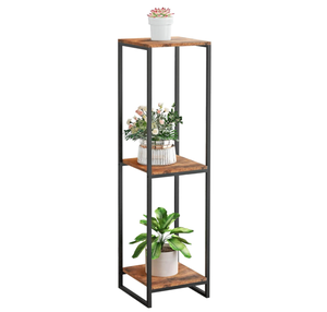 Soporte de Hierro de 3 Niveles, Moderno, Resistente y Duradero, para Plantas de Interior, para Sala de Estar, Balcón, Patio, Jardín, Soporte Alto para <span class=keywords><strong>Macetas</strong></span> de Esquina - Product Image 1