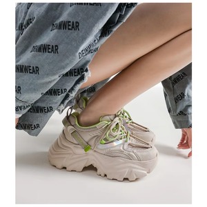 Zapatillas Deportivas con Plataforma de Doble Malla Transpirable de 7 cm para Mujer, Ligeras, Antideslizantes, con Suela Gruesa, para Uso Diario Informal de Verano - Product Image 5