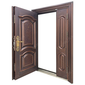 Portes de sécurité en acier robuste pour entrée principale de <span class=keywords><strong>maison</strong></span> de style américain moderne, simple ou <span class=keywords><strong>double</strong></span>, <span class=keywords><strong>prix</strong></span> - Product Image 3