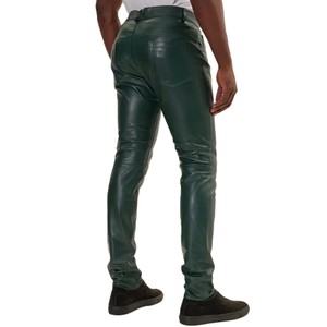 OEM Service Customized Color <b>Men</b> Leather Canvas <b>Pants</b> Eco-Friendly Waterproof Casual Winter <b>Pants</b> Made in Pakistan - Product Image 4