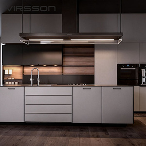 סט מלא של ריהוט מטבח מודרני סִגְנוֹן מטבח ארונות בהתאמה אישית לדירה - Product Image 2