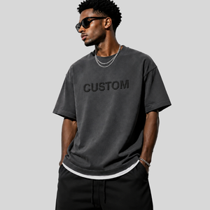 T-shirt personnalisé 100% coton, tee-shirt oversize, streetwear, qualité supérieure, style urbain, vêtements décontractés pour tous les jours, nouveau t-shirt pour homme - Product Image 1
