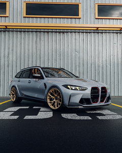 Vente flash - Jantes monobloc bronze brillant avec design de capuchons personnalisés - Design multi-branches pour BMW M3 Touring G80/G81 - Product Image 3