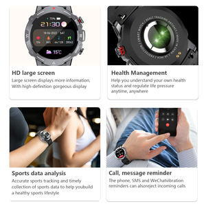 G102 สมาร์ทวอทช์ที่ดูสปอร์ตและมีสไตล์ มาพร้อมหน้าจอสัมผัส IPS กันน้ำระดับ IP67 จอแสดงผลแบบฟิล์มบาง ตัวติดตามการนอนหลับ และ - Product Image 6