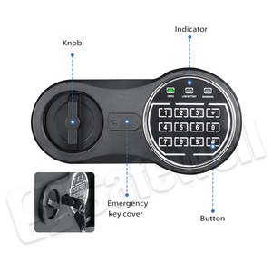 Safewell E4706E <strong>Home</strong> <strong>Security</strong> Electronic Safe Box with Programmable Keypad Safe for <strong>Home</strong> Documents Jewelry Valuables - Product Image 2