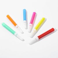 Stylos à aquarelle portables à tête souple, papeterie durable anti-séchage pour étudiants