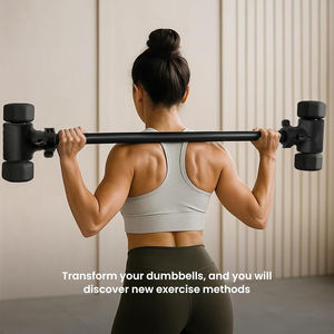 Fabrika doğrudan satış taşınabilir dambıl dönüştürücü halter egzersiz bar spor ayarlanabilir dambıl bar seti - Product Image 2