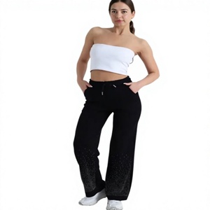 EVERGLOW Nouveau Pantalon de jogging décontracté pour femme, taille haute, respirant, élastique, en spandex, coupe large et ample, pour le sport et les activités de plein air - Product Image 1