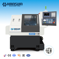 Mini máquina de torno CNC de cama plana de alta precisión, tipo de banda Horizontal automática, Digital única para procesamiento de metales de Servicio Ligero