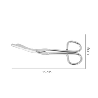 Ciseaux médicaux chirurgicaux à pansement personnalisés Ciseaux de premiers soins infirmiers en acier inoxydable