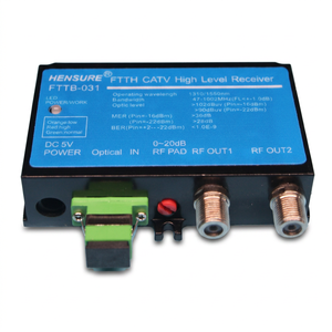 Receptor Óptico Activo OR31B 47-1002MHz, Puerto F Dual, 100dBμV, Salida AGC, Impedancia 75Ω, Pérdida de Retorno ≥14dB, 5V CC, Sin WDM para FTTH - Product Image 2