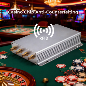 HF RFID Festleser D1304 ISO15693 ISO18000 <span class=keywords><strong>3</strong></span> Reichweite Mehrere Antennen Netzwerk Port POE - Product Image 4