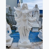 Jardin en marbre statues grecques reproduction de garçons et filles